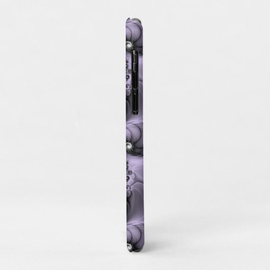 Lila Verlichtingsvlakte Abstract Floral Fractal Ar Case-Mate iPhone Case (Achterkant/links)