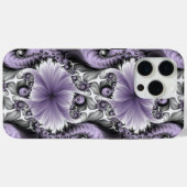 Lila Verlichtingsvlakte Abstract Floral Fractal Ar Case-Mate iPhone Case (Achterkant (horizontaal))