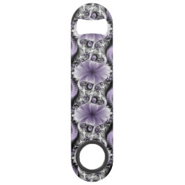 Lila Verlichtingsvlakte Abstract Floral Fractal Ar Speed Flessenopener