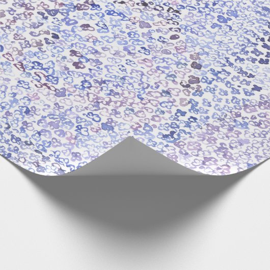 Lila verpakkingspapier cadeaupapier (Hoek)