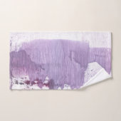 Lila vlekken handdoek (Handdoek)