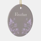 Lila vlinderbloemig Ornament (Rechts)