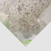 Lila Vloeiend Wit Land Botanisch Tissuepapier (Detail)