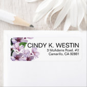 Lila Vloeren van de Waterverf van Tanden Etiket (Insitu)