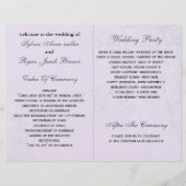 Lila vogeljacht met lavendel vintage (Achterkant)