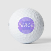 Lila vrede golfballen (Voorkant)