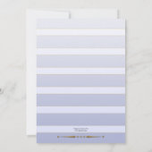 Lila Waterverf Floral Moederdag Brunch Kaart (Achterkant)