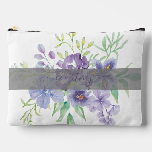 Lila waterverf op maat etui (Voorkant)