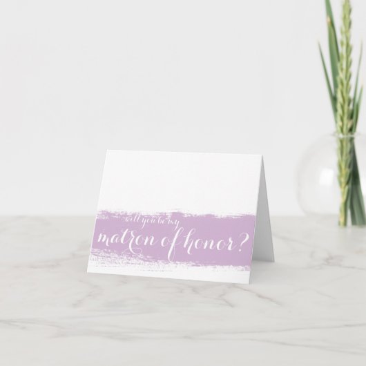 Lila Waterverf | Wees mijn matroos van eer Kaart (Voorkant)