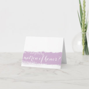 Lila Waterverf   Wees mijn matroos van eer Kaart