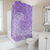 Lila werveling........ douchegordijn (In situ)