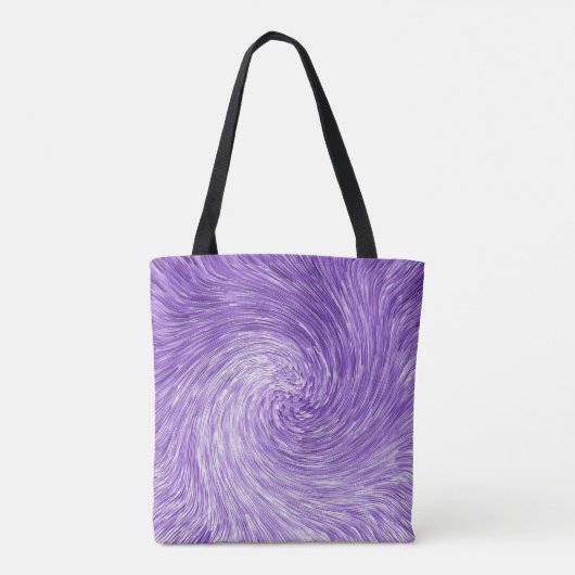 Lila werveling....... tote bag (Achterkant)