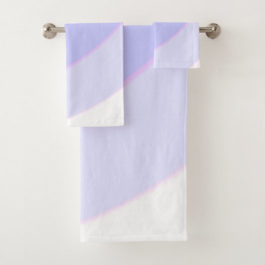 Lila wervelingen handdoek set (Insitu)