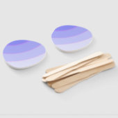 Lila wervelingen Set van Fans Handwaaier (Niet-gemonteerd)