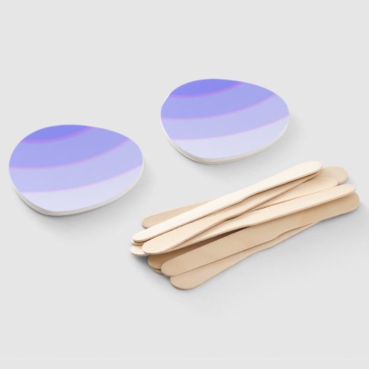 Lila wervelingen Set van Fans Handwaaier (Niet-gemonteerd)