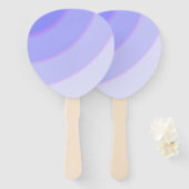 Lila wervelingen Set van Fans Handwaaier (Voorkant en achterkant)