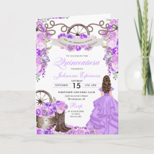 Lila Western Charro Bi-Fold Quinceanera
