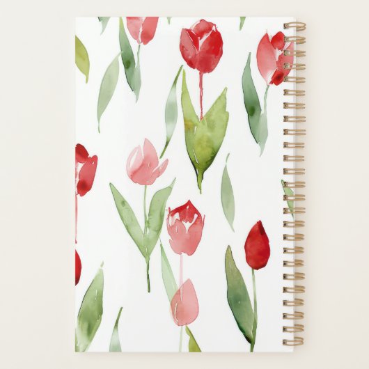 lila Whispers Notitieboek (Achterkant)