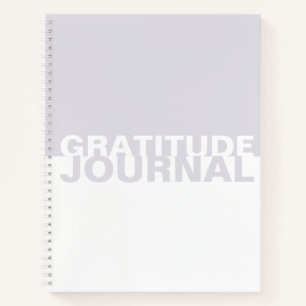 Lila White Two-Tone Gratitude Journal Notitieboek