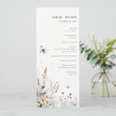 Lila Wildflower Butterfly Garden Programma (Staand voorkant)