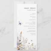 Lila Wildflower Butterfly Garden Programma (Voorkant)