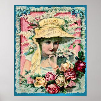 Lila Zeap Lady reclame Poster