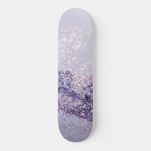 Lila zeemeermin Magisch Glitter #1 Persoonlijk Skateboard (Voorkant)