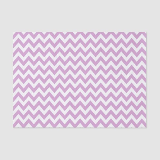 Lila ZigZag / Chevron Patroon Tissuepapier (Voorkant)