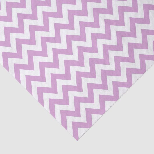 Lila ZigZag / Chevron Patroon Tissuepapier (Detail)