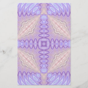 Lila Zijde Abstract Twee kerstcadeaus voor Kerstmi Briefpapier