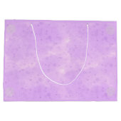 Lila zonnebloempitten voor grote cadeaus groot cadeauzakje (Achterkant)