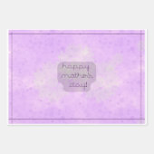 Lila zonnebloempitten voor Moederdag Inpakpapier Vel (Voorkant 3)