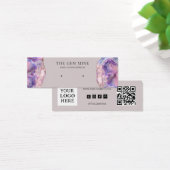 Lilac Agate Earring Mini Display Business Card Visitekaartjes (Bureau)