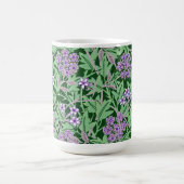 Lilac and green floral pattern koffiemok (Center)