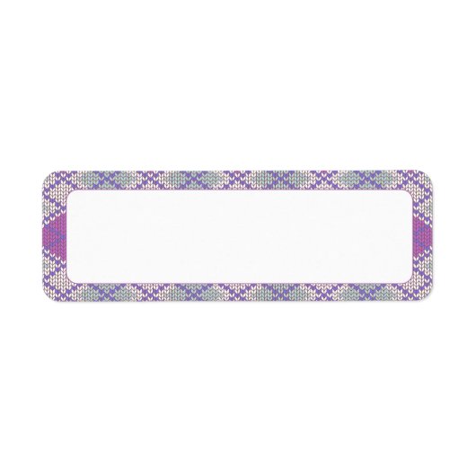 LILAC ARGYLE BREISEL .75"x2.25" Labels (Voorkant)