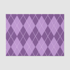 Lilac Argyle  (Ontwerp 12 van de Paarse Serie) Tissuepapier