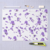 Lilac bloemblad print Valentijns Tissue Papier (Craft)