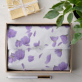 Lilac bloemblad print Valentijns Tissue Papier (Geschenk)