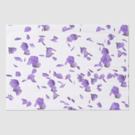 Lilac bloemblad print Valentijns Tissue Papier