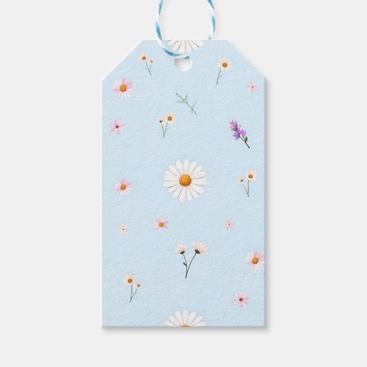 Lilac-bloemetjes Cadeaulabel (Voorkant)
