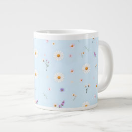 Lilac-bloemetjes Grote Koffiekop