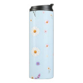 Lilac-bloemetjes Thermosbeker (Gedraaid links)