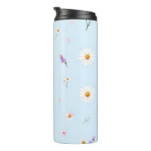 Lilac-bloemetjes Thermosbeker (Geroteerd rechts)