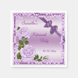 Lilac Bloesem, Strikken & Diamanten Pensioen Servetten
