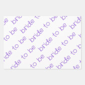 Lilac Bloesems Bruiloftsfeest Inpakpapier Vel (Voorkant 3)