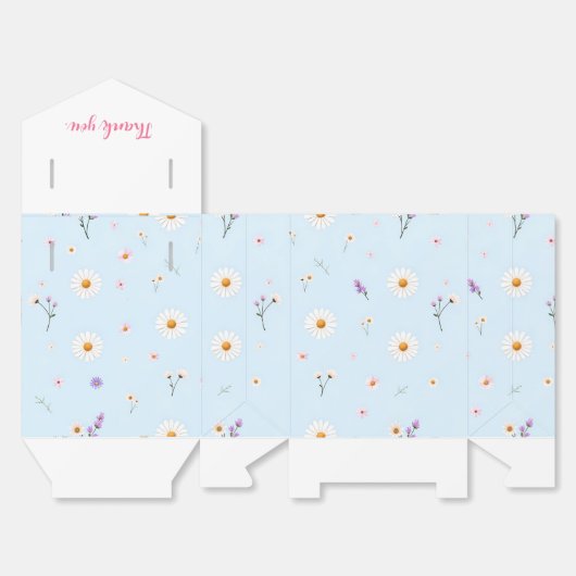 Lilac Bloomlets Bedankdoosjes (Ongevouwen)