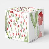 "Lilac Blossom Cube Gift Box" Bedankdoosjes (Achterkant)
