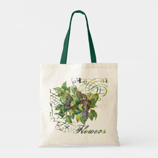lilac blossoms Tote Bag (Achterkant)