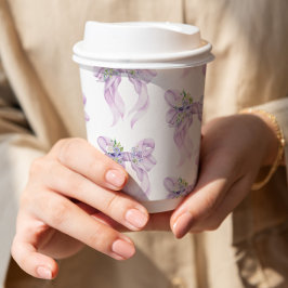 Lilac Boog Ze Krijgt De Knoop Bruidsfeest Papieren Bekers