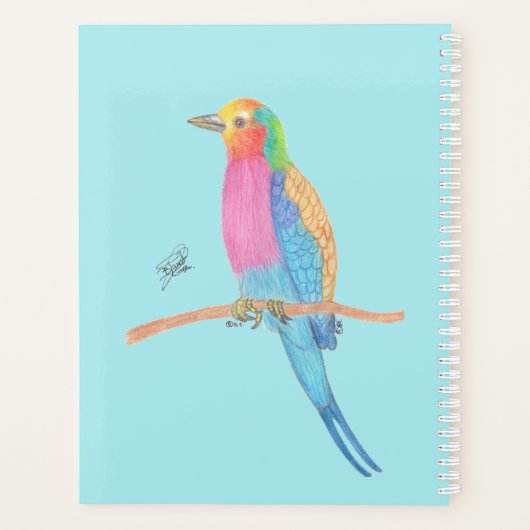 LILAC-BREASTED ROLLER PLANNER (Achterkant)